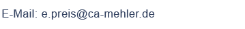 Mail-Adresse Mehler