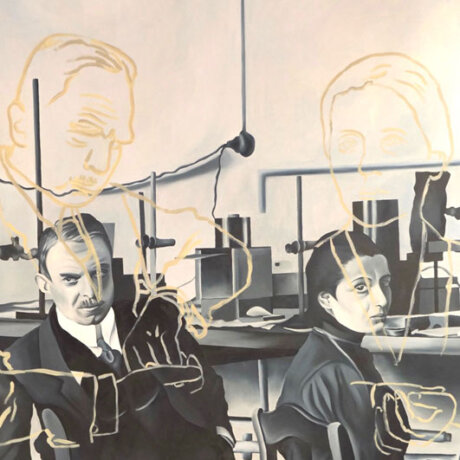 Kernspaltung – Lise Meitner und Otto Hahn im Labor